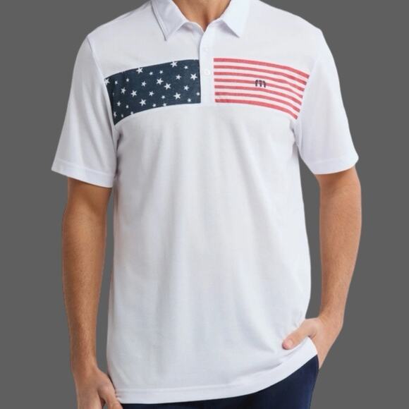 TravisMathew Sea To 2.0 Men’s Short Sleeve Golf Polo Shirt Size L - Picture 10 of 10